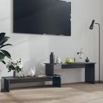 vidaXL Tv-meubel 180x30x43 cm bewerkt hout hoogglans grijs, Huis en Inrichting, Verzenden, 150 tot 200 cm, Nieuw, Minder dan 100 cm