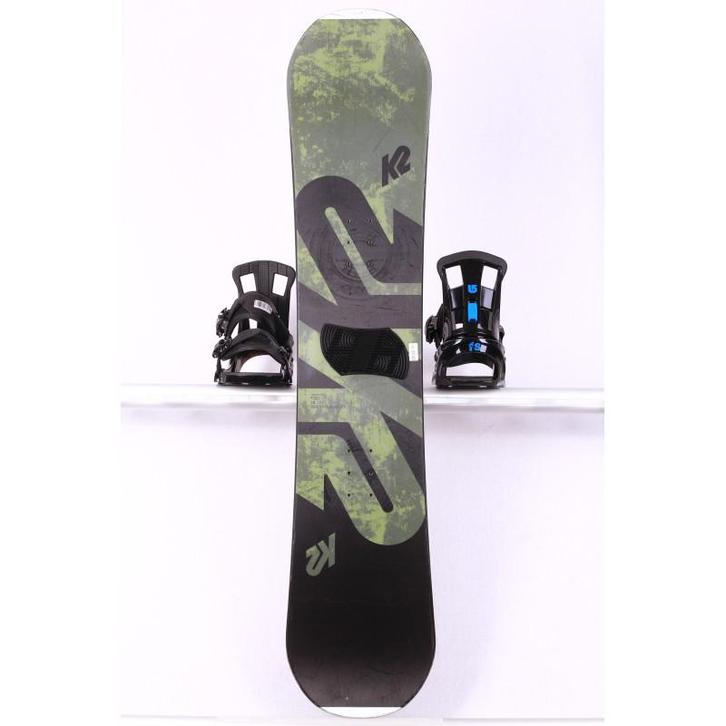 130 snowboard K2 EST. 87, black/green, p-tex topsheet, FLAT/, Sport en Fitness, Snowboarden, Board, Gebruikt, Verzenden