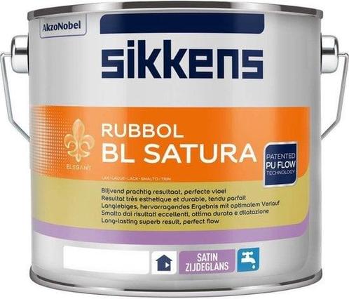 SIKKENS RUBBOL BL SATURA - 1 liter - gebroken wit, Doe-het-zelf en Verbouw, Verf, Beits en Lak, Verf, Wit, Nieuw, Minder dan 5 liter