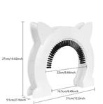 Grote kattendeur met borstel – Geschikt voor zware katten, Dieren en Toebehoren, Katten-accessoires, Verzenden, Nieuw