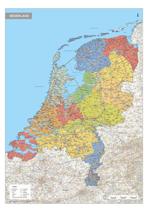 Kurk prikbord landkaart Nederland XL, Huis en Inrichting, Woonaccessoires | Memoborden, Ophalen of Verzenden