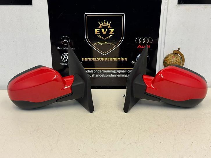 Renault Twingo buitenspiegel rechts en links bj.2014 rood, Auto-onderdelen, Spiegels, Gebruikt, Renault