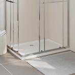 vidaXL Douchebak rechthoekig 80x110 cm ABS wit, Doe-het-zelf en Verbouw, Sanitair, Verzenden, Nieuw