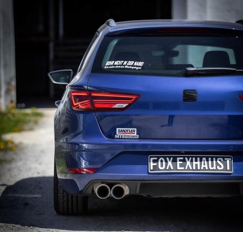 FOX Seat Leon 5F ST - starre einddemper achteras - 2x90 type, Auto-onderdelen, Uitlaatsystemen, Nieuw, Verzenden