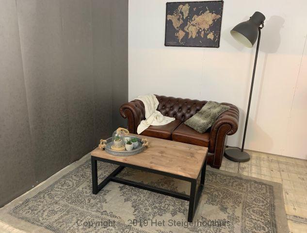 Salontafel Industrieel - 140 x 100 x 45 cm - Meerdere, Huis en Inrichting, Tafels | Salontafels, Nieuw, Ophalen of Verzenden