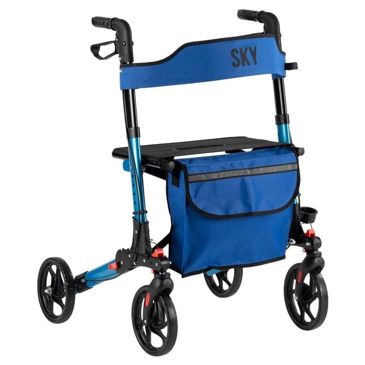 Sky Special Edition lichtgewicht rollator - Blauw, Diversen, Rollators, Ophalen of Verzenden