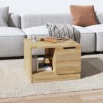 vidaXL Salontafel 50x50x36 cm bewerkt hout sonoma, 50 tot 100 cm, Verzenden, Nieuw, 50 tot 100 cm