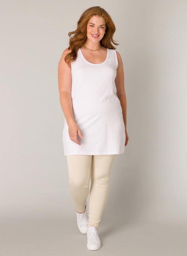 Base Level Curvy tanktop katoen Amin Maat:, Kleding | Dames, Tops, Overige kleuren, Nieuw, Verzenden
