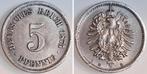Duitsland 5 Pfennig 1875 B Muenzrand etwas unsauber gepra..., Verzenden