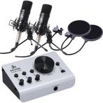 Devine Centro 2i2o bundel met 2x M-Mic XLR en 2x popfilter, Verzenden, Nieuw