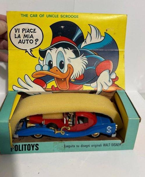 Politoys - Modelauto - Politoys 559 Zio Paperone, Walt, Hobby en Vrije tijd, Modelauto's | 1:5 tot 1:12