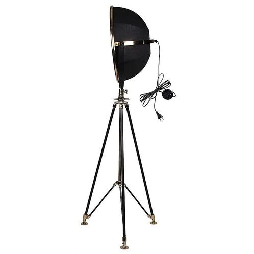 Vloerlamp Montezuma zwart zilver Studio, Huis en Inrichting, Lampen | Vloerlampen, Nieuw, Ophalen of Verzenden