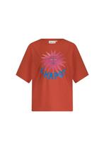 -50% Fabienne Chapot  Fabienne Chapot clttsh20ss255517 fay t, Kleding | Dames, T-shirts, Verzenden, Nieuw, Oranje