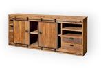 Dressoir Joop teak hout in de maat 200/95/50, Nieuw
