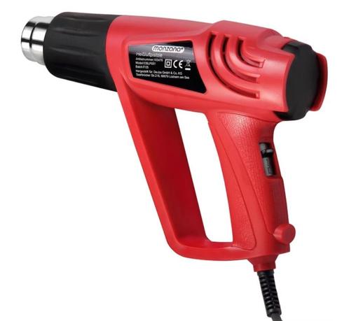 Heteluchtpistool 2000W incl Accessoires en opbergkoffer, Doe-het-zelf en Verbouw, Gereedschap | Handgereedschap, Nieuw, Verzenden