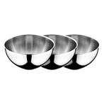 GGM Gastro | 3-delige RVS kommenset - Ø 240mm | ESOM3 |, Verzenden, Nieuw, Effen