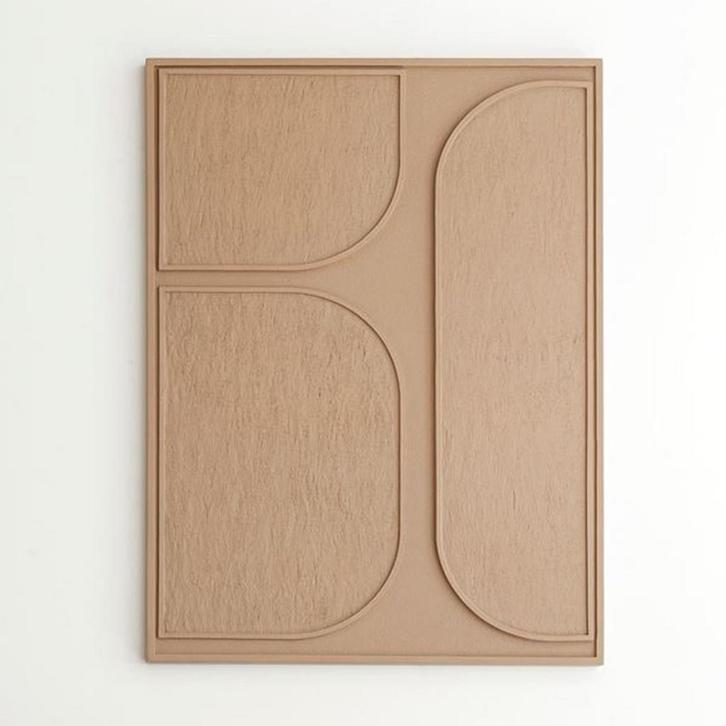 *WOONWINKEL* Must Living Lorcan 3D Schilderij Boomschors Bru, Huis en Inrichting, Woonaccessoires | Schilderijen, Tekeningen en Foto's