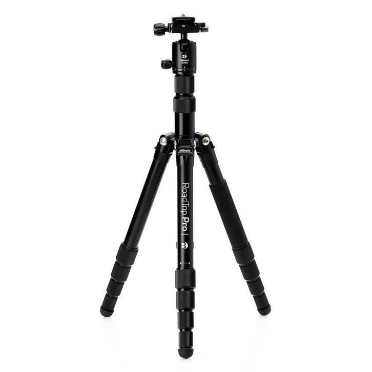 Benro Roadtrip Pro Alu statief black, Audio, Tv en Foto, Fotografie | Statieven en Balhoofden, Driepoot, Nieuw, 150 tot 175 cm