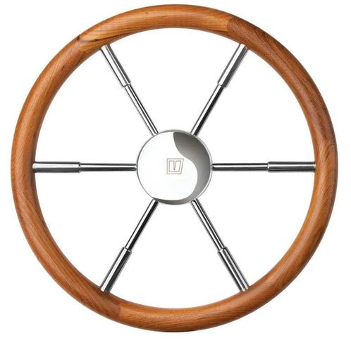 Bieden: USED Vetus PRO40T 5 spoke steering wheel 400 mm wit, Watersport en Boten, Bootonderdelen, Overige typen, Nieuw, Zeilboot of Motorboot