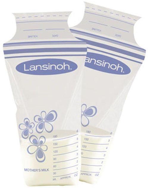 Lansinoh 50 Stuks Moedermelk Bewaarzakjes 40056, Kinderen en Baby's, Babyvoeding en Toebehoren, Nieuw, Verzenden