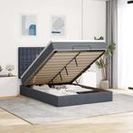 vidaXL Ottoman bed met matrassen 140x200cm fluweel, Huis en Inrichting, Slaapkamer | Bedden, Verzenden, 140 cm, 200 cm, Nieuw