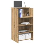 vidaXL Receptiebalie 55x50x103,5 cm bewerkt hout artisanaal, Huis en Inrichting, Bureaus, Verzenden, Nieuw
