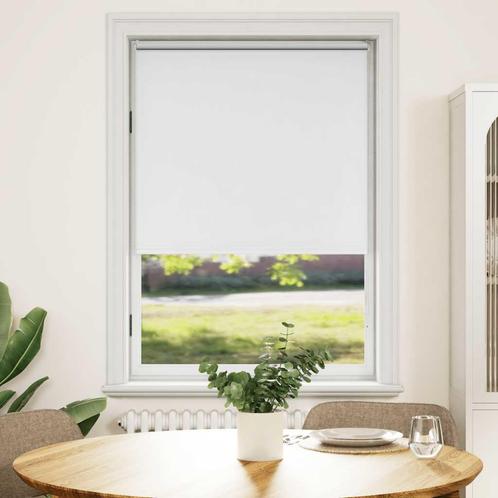 vidaXL Rolgordijn verduisterend 80 x 175 cm wit, Huis en Inrichting, Stoffering | Gordijnen en Lamellen, Wit, Nieuw, Verzenden