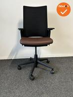 Ahrend 2020 bureaustoel  - refurbished - Bruin kunstleer - h, Werkplek, Ophalen of Verzenden, Gebruikt, Stoel