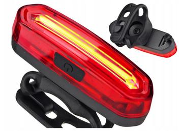 Fietslamp Rood + Wit - oplaadbaar - Extra helder