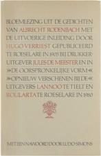 Bloemlezing uit de gedichten van Albrecht Rodenbach, Gelezen, Albrecht Rodenbach, Johanna Aleida Nijland, Verzenden