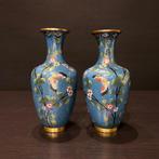 Vaas - Emaille, cloisonne - China - Qing Dynastie, Antiek en Kunst