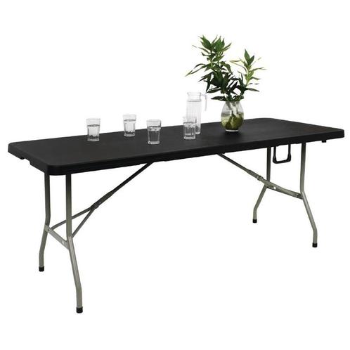 Bolero inklapbare tafel zwart 183cm, Zakelijke goederen, Horeca | Meubilair en Inrichting, Verzenden
