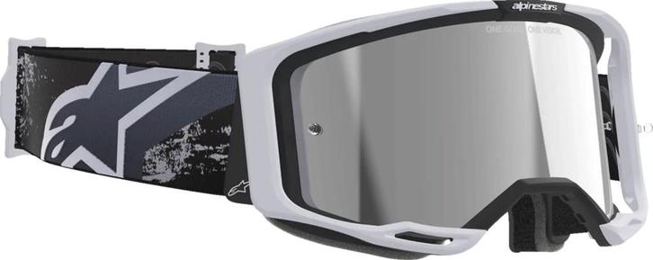 Alpinestars Vision 8 Lahnd Goggle – Iron/Camo / Mirror Silve, Motoren, Kleding | Motorkleding, Verzenden