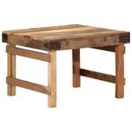 vidaXL Koffietafel 55x60x40 cm van Massief Gerecycled Hout, Huis en Inrichting, 50 tot 100 cm, Verzenden, Nieuw, 50 tot 100 cm