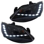 Koplampen Seat Ibiza 6J 12-15 LED Real-DRL Zwart, Ophalen of Verzenden, Nieuw