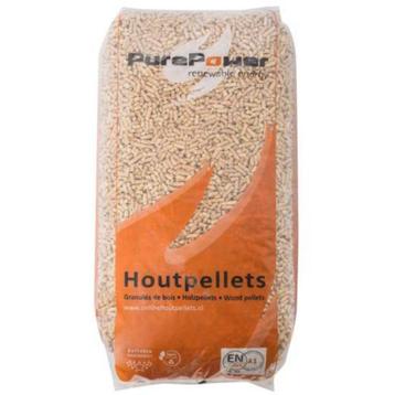 PURE POWER - HOUTPELLETS - ENplus A1 - 60 zakken - 900 KG beschikbaar voor biedingen