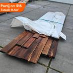 Thermo Fraké Channelsiding 2450-3350x141x20mm, Doe-het-zelf en Verbouw, Platen en Panelen, Ophalen of Verzenden, Nieuw