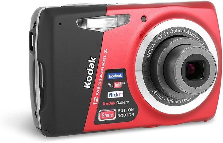 Kodak EasyShare M531 Digitale Compact Camera - Rood, Audio, Tv en Foto, Fotocamera's Digitaal, Zo goed als nieuw, Verzenden