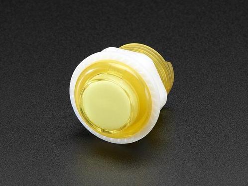 Mini LED Arcade Button - 24mm Translucent Yellow Adafruit..., Hobby en Vrije tijd, Elektronica-componenten, Verzenden