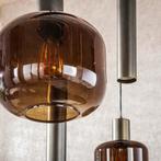 Hanglamp Eettafel - Nieuw - Glas - Uniek - Glazen Bollen, Huis en Inrichting, Lampen | Hanglampen, Nieuw, Glas, 75 cm of meer