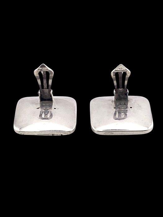 Zonder Minimumprijs - Georg Jensen - Clip-on oorbellen, Sieraden, Tassen en Uiterlijk, Antieke sieraden