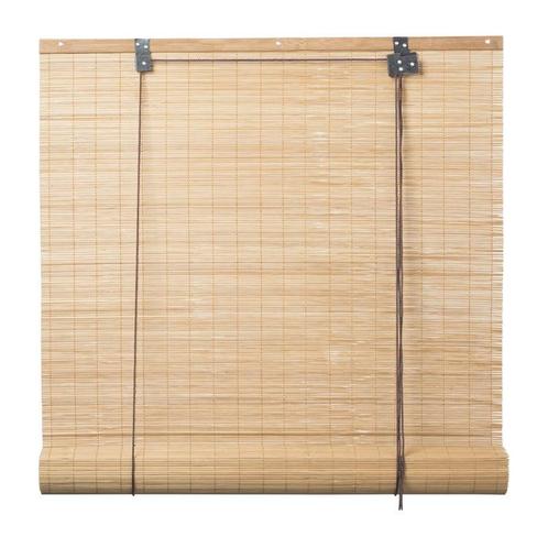 Rolgordijn bamboe - naturel - 150x180 cm, Huis en Inrichting, Stoffering | Gordijnen en Lamellen, Verzenden