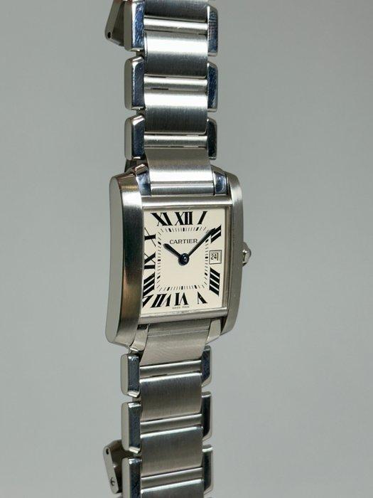 Cartier - Tank Française - 2465 - Dames - 2000-2010, Sieraden, Tassen en Uiterlijk, Horloges | Heren