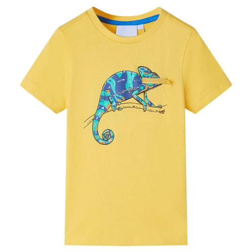 vidaXL Kindershirt met korte mouwen 140 lichtokerkleurig, Kinderen en Baby's, Kinderkleding | Overige, Nieuw, Verzenden