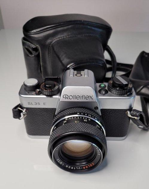 Rollei Rollei SL 35 E mit Objektiv Voigtländer Color-Ultron, Audio, Tv en Foto, Fotocamera's Analoog