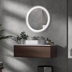 TRUUSK Verlichte Badkamerspiegel Wandspiegel Ø70 Cm Met 3 Li, Huis en Inrichting, Woonaccessoires | Spiegels, Verzenden, Nieuw
