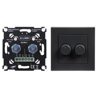 Halogeen duo dimmer | Q-link, Doe-het-zelf en Verbouw, Elektra en Kabels, Nieuw, Verzenden