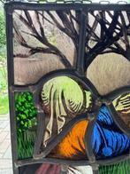 Art Deco Glas-in-loodraam - 1900-1910, 1910-1920, Antiek en Kunst