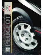1992 PEUGEOT 205 GTI BROCHURE NEDERLANDS, Boeken, Auto's | Folders en Tijdschriften, Nieuw, Peugeot, Author