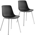 Kunststofstoelen Mave, ergonomisch, 120 kg - zwart/chroom, S, Huis en Inrichting, Stoelen, Verzenden, Nieuw
